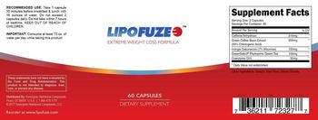 Synergistic Nutritional Compounds Lipofuze - supplement