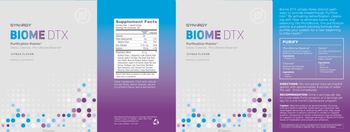 Synergy Biome DTX Citrus Flavor - supplement