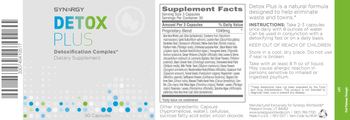 Synergy Detox Plus - supplement