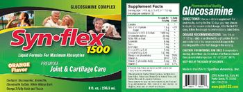 Synflex Synflex Glucosamine Complex 1500 Orange Flavor - supplement