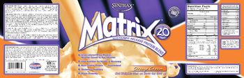 Syntrax Matrix 2.0 Orange Cream - supplement