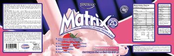 Syntrax Matrix 2.0 Strawberry Cream - supplement