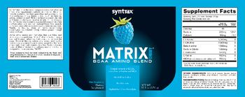 Syntrax Matrix Amino Blue Raspberry - supplement