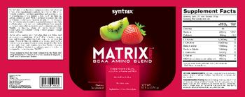 Syntrax Matrix Amino Strawberry Kiwi - supplement