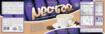 Syntrax Nectar Lattes Vanilla Latte - supplement