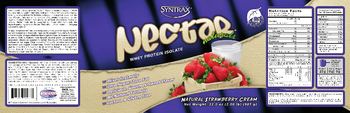Syntrax Nectar Naturals Natural Strawberry Cream - supplement