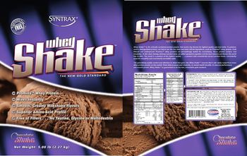 Syntrax Whey Shake Chocolate Shake - 
