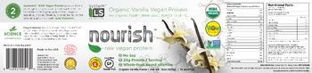 System LS Nourish Organic Vanilla Vegan Protein - supplement