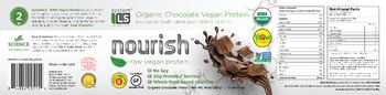 System LS Nourish Raw Vegan Protein Organic Chocolate Flavor - supplement