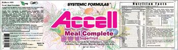 Systemic Formulas Accell Meal Complete Superfruit - 