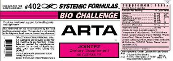 Systemic Formulas Bio Challenge ARTA Jointez - supplement