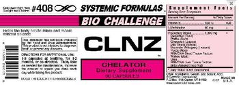 Systemic Formulas Bio Challenge CLNZ Chelator - supplement