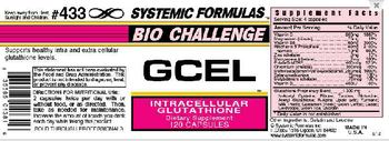 Systemic Formulas Bio Challenge GCEL Intracellular Glutathione - supplement