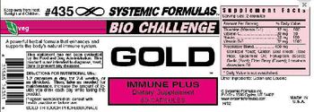 Systemic Formulas Bio Challenge GOLD Immune Plus - supplement