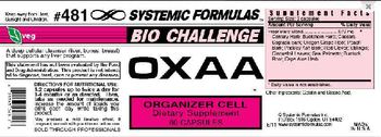 Systemic Formulas Bio Challenge OXAA Organizer Cell - supplement