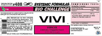 Systemic Formulas Bio Challenge VIVI Virox - supplement