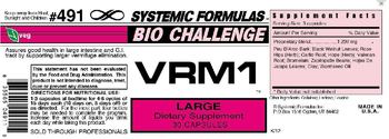 Systemic Formulas Bio Challenge VRM1 Large - supplement