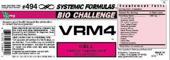 Systemic Formulas Bio Challenge VRM4 Cell - supplement
