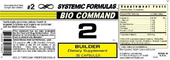 Systemic Formulas Bio Command 2 Builder - supplement