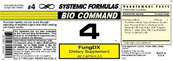 Systemic Formulas Bio Command 4 FungDX - supplement