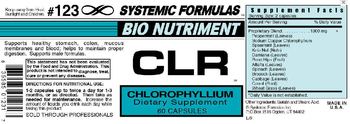 Systemic Formulas Bio Nutriment CLR Chlorophllium - supplement