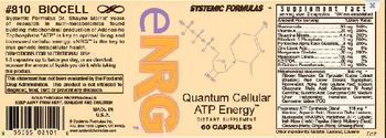 Systemic Formulas eNRG Quantum Cellular ATP Energy - supplement