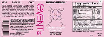 Systemic Formulas Eventa Cellular Enzyme Corrector - supplement
