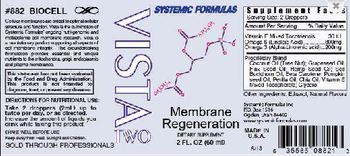 Systemic Formulas Vista Two Membrane Regeneration - supplement