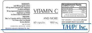 T/H/P/ Inc. Vitamin C And More - 