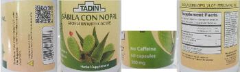 Tadin Aloe Vera with Cactus - herbal supplement