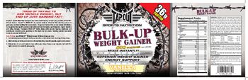 Tapout Sports Nutrition Bulk-Up Weight Gainer Vanilla - supplement