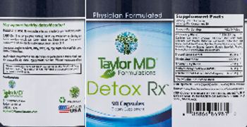 Taylor MD Formulations Detox Rx - supplement
