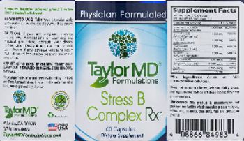 Taylor MD Formulations Stress B Complex RX - supplement
