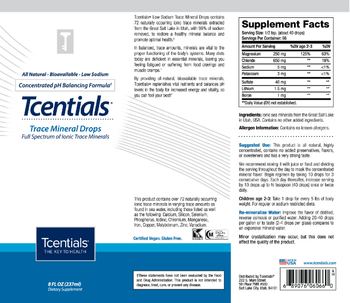 Tcentials Tcentials Trace Mineral Drops - supplement