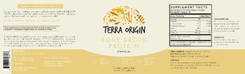 Terra Origin Bone Broth Protein Vanilla - supplement