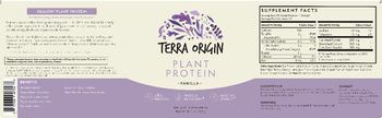 Terra Origin Plant Protein Vanilla - supplement