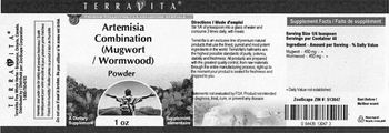 Terravita Artemisia Combination (Mugwort / Wormwood) Powder - supplement