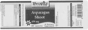 Terravita Asparagus Shoot 450 mg - supplement