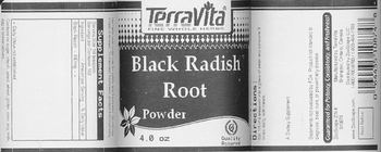 Terravita Black Radish Root Powder - supplement