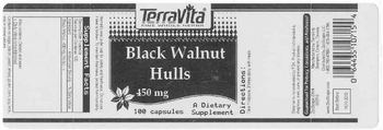 Terravita Black Walnut Hulls 450 mg - supplement