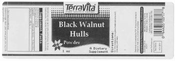 Terravita Black Walnut Hulls Powder - supplement