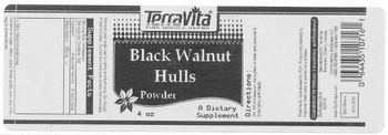 Terravita Black Walnut Hulls Powder - supplement