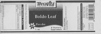 Terravita Boldo Leaf Powder - supplement