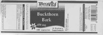 Terravita Buckthorn Bark 450 mg - supplement