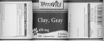 Terravita Clay, Gray 450 mg - supplement