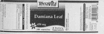 Terravita Damiana Leaf 450 mg - supplement