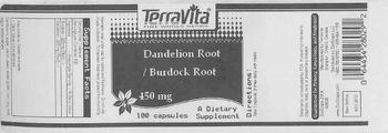 Terravita Dandelion Root/Burdock Root 450 mg - supplement