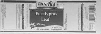 Terravita Eucalyptus Leaf 450 mg - supplement