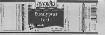 Terravita Eucalyptus Leaf Powder - supplement