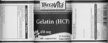 Terravita Gelatin (HCP) 450 mg - supplement